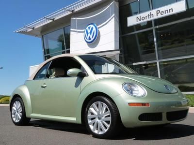 2dr auto se convertible 2.5l 2 year/24,000 vw certified warranty!!! clean carfax