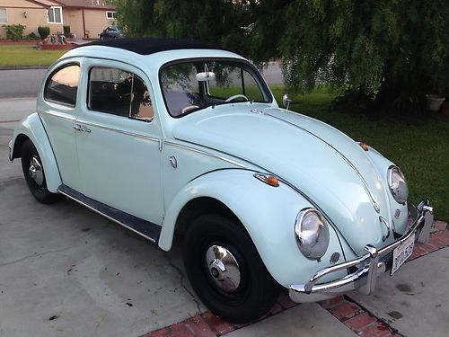 1961 volkswagen beetle ragtop