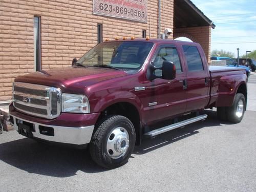 2005 ford f350 dually 4x4 crew cab lariat  nice and no reserve