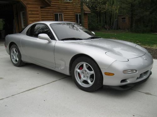 1993 mazda rx-7 touring fd stock w/ 25,000 orig miles. silver, reliability mods