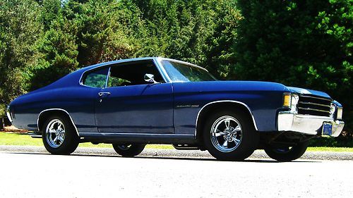 1972 chevy chevelle 350/350 california car must see no reserve auction