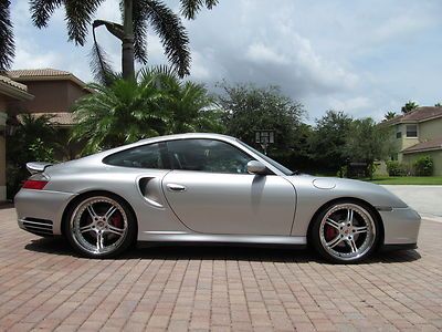 911 turbo coupe awd *accident free carfax* 6-speed -speedline wheels -suspension