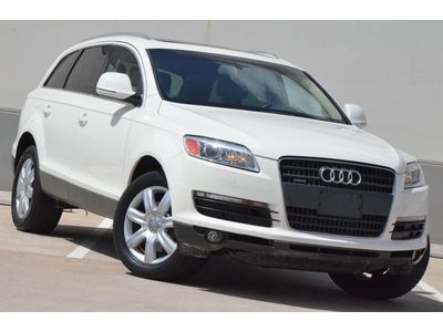 2007 audi q7 3.6l quattro pano roof 3rd row seat leather 44k low miles $499 ship