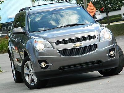2012 chevy equinox lt awd sunroof navi onstar leather heated seats clear\rebuilt