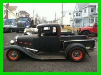 1930 ford model a pick up truck 350 automatic rwd black