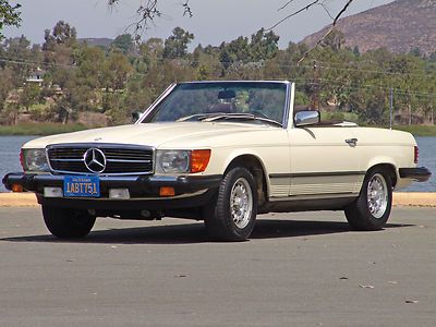 1980 mercedes 450 sl with 14,000 original miles 2 owners from new