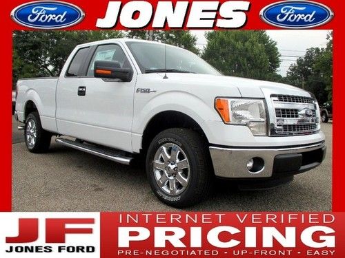 New 2013 ford f-150 2wd supercab xlt msrp $35225 oxford white