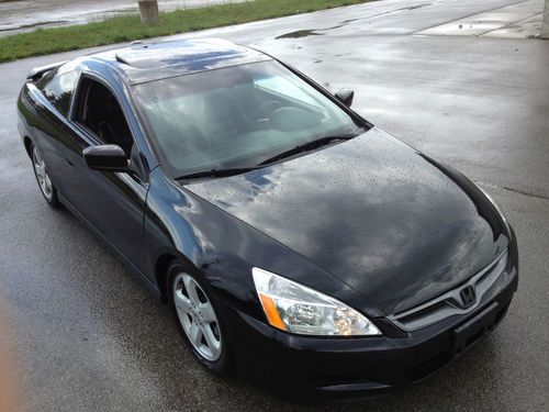 2007 honda accord ex coupe 6 speed 3.0l with navigation