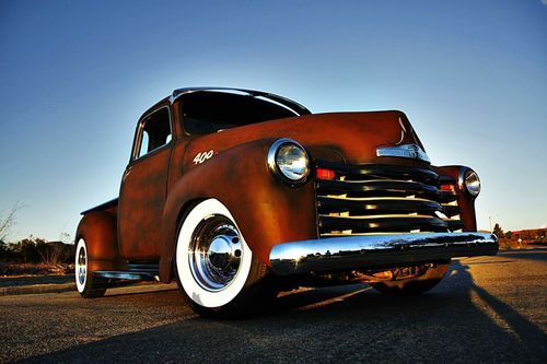 1954 chevrolet 3100 truck 5 window rat rod-409 bbc &amp; 700r4 this thing is awesome
