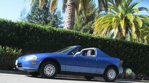 1993 honda del sol low mile  california car hardly used  senior owned targa top