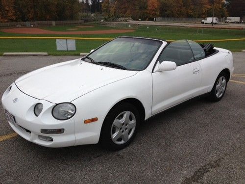 1997 toyota celica gt convertible low miles!!  rare manual transmission!!