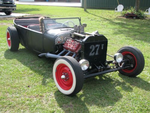1927 ford phaeton real ford steel street rat hot rod custom driver flathead auto