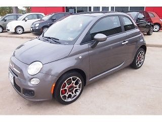 2013 fiat 500 sport 2dr hatchback alloy bluetooth leather heated sunroof alpine