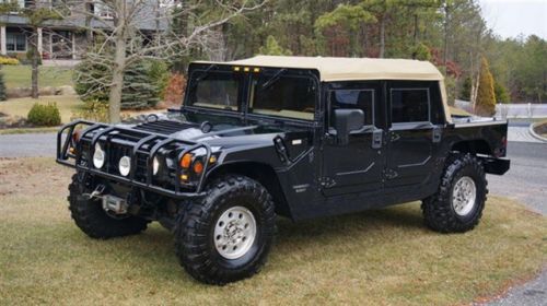 1998 hummer h1 open top for sale~some great extras~new top &amp; tires~low miles~