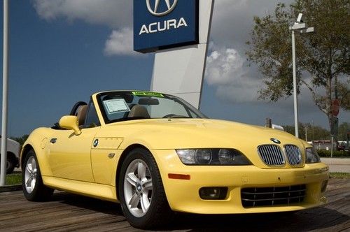 Z3 2.3 roadster, low miles, auto, power top, mint! free shipping!