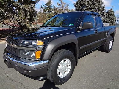 Beautiful 2005 chevy colorado black extended cab 4x4 pickup auto 4 cyl gas saver