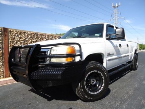 4x4-duramax-allison-sle-nvr hitched-short bed-crew cab-tx trk-dual zoneac-nice