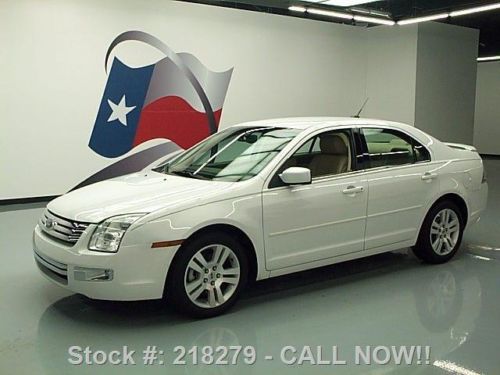 2007 ford fusion i4 sel leather one owner only 13k mi texas direct auto