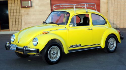 California original, 1974 volkswagen super beetle, 100% rust free, nice car!