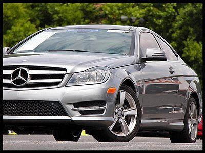 2012 mercedes-benz c250 coupe 1 owner clean carfax navigation low reserve