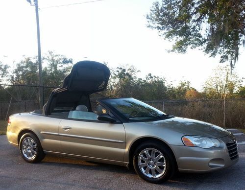 2004 chrysler sebring convertible limited - 58k miles -one owner - no accident