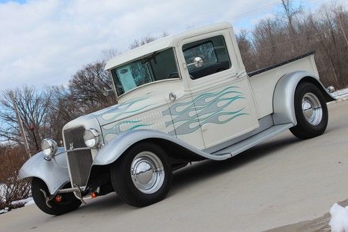 1934 ford pickup truck, all steel, hotrod