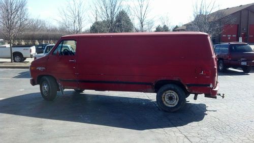 1993 chevy 3500 work van