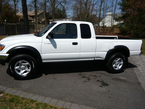 2003 toyota tacoma sr5 4wd 4x4 extended cab pickup 3.4l 1 owner beautiful cond