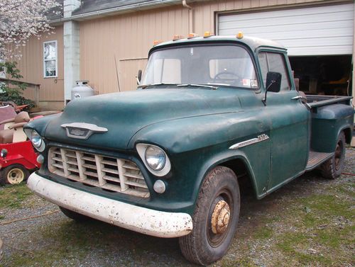 1955 chevrolet 3800 pickup estate barn find