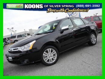 2010 ford focus sel sedan ford certified! moonroof! leather! heated seats!