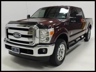 11 f250 lariat 6.7l diesel leather climate seats microsoft 4x4 tow rear cam