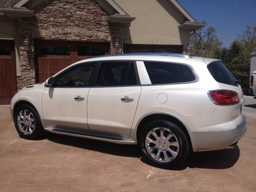 2012 buick enclave awd white diamond premium every option availabe leather dvd