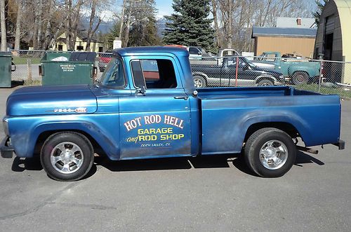 1960 f100, power steering, disc brakes, v8, automatic