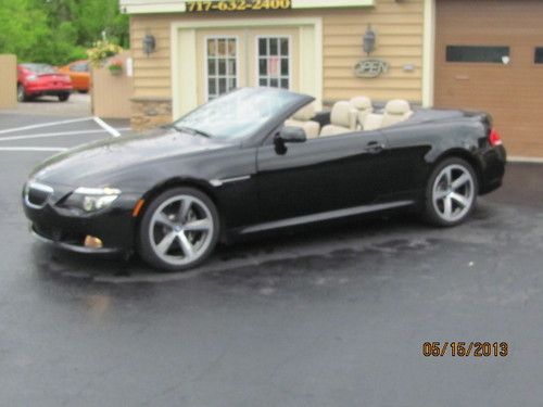 2008 bmw 650 ic convertible salvage certificate