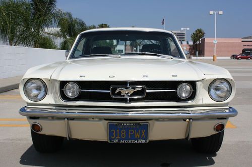 1964 1/2 mustang f-code, performance engine, gt rally-pa 65 66 exhaust, ca car