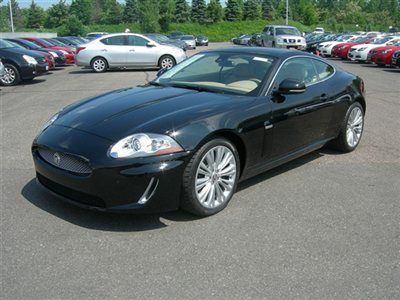 2010 jaguar xk coupe, navigation, black/tan, heated wheel-seats, 9224 miles