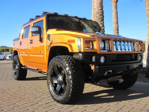 2006 hummer h2 sut- limited ed. inferno orange, luxury pack, super charged!