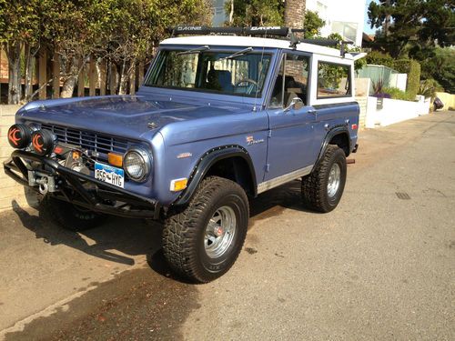 1970 ford bronco sport, lifted, partial restoration