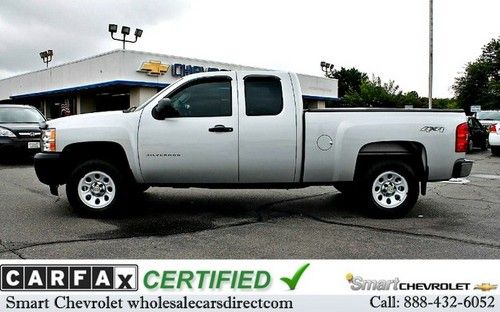Used chevrolet silverado 1500 extra cab work truck 4dr 4x4 automatic chevy auto