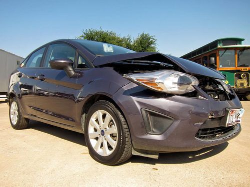 2012 ford fiesta se sedan, sport appearance package, wrecked and rebuildable!