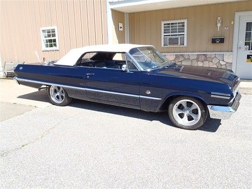 1963 chevrolet  impala ss convertiblewith big block 409 one of a collection