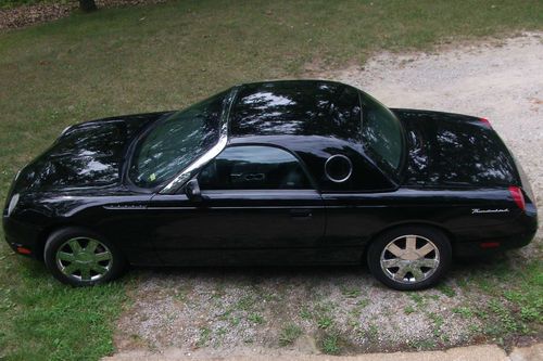 2002 ford thundbird convertible with removable hardtop