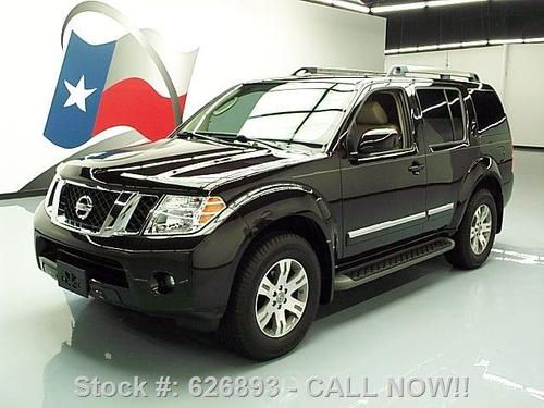 2011 nissan pathfinder silver htd leather rear cam 22k texas direct auto