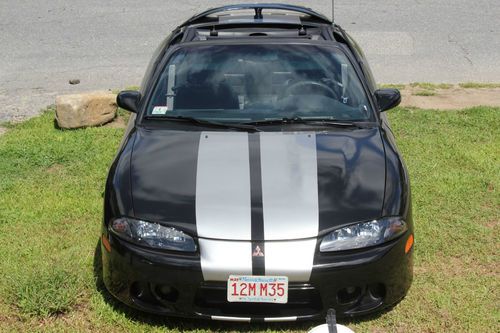 1999 mitsubishi eclipse gs black convertible 71k only look!!!!