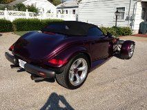 1997 purple plymouth prowler 11k miles  like new  convertible  very rare steal