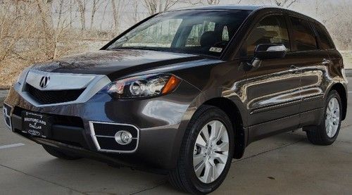 2010 acura mdx turbo sunroof heated leather backup cam 1 owner clean carfax