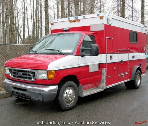Ford econoline e-450 ambulance fire rescue medic van diesel emergency response
