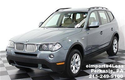 Xdrive30i awd 10 44k suv panoramic moonroof premium package real leather 4wd 4x4