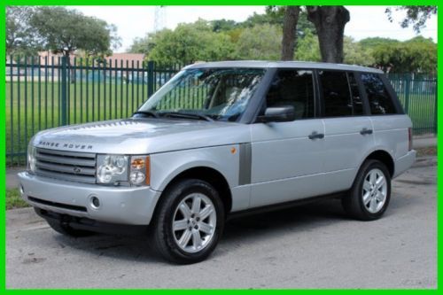 2005 no reserve land rover range rover hse florida truck clean title