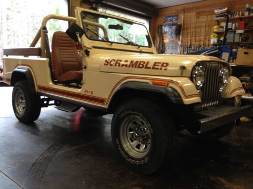 1983 jeep scrambler original paint, stock